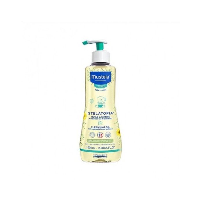 Huile Lavante - MUSTELA - Stelatopia - 500ml - Hypoallergénique - Peau atopique