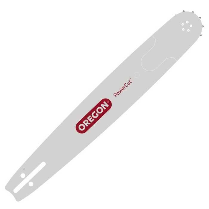 Guide Chaîne Oregon Power Match 43 Cm Pour Tronçonneuse - Compatible Avec Les Chaînes .325", 3/8", .404" - Système De Lubrification Amélioré LUBRI-DAM® Et LUBRI-JET®