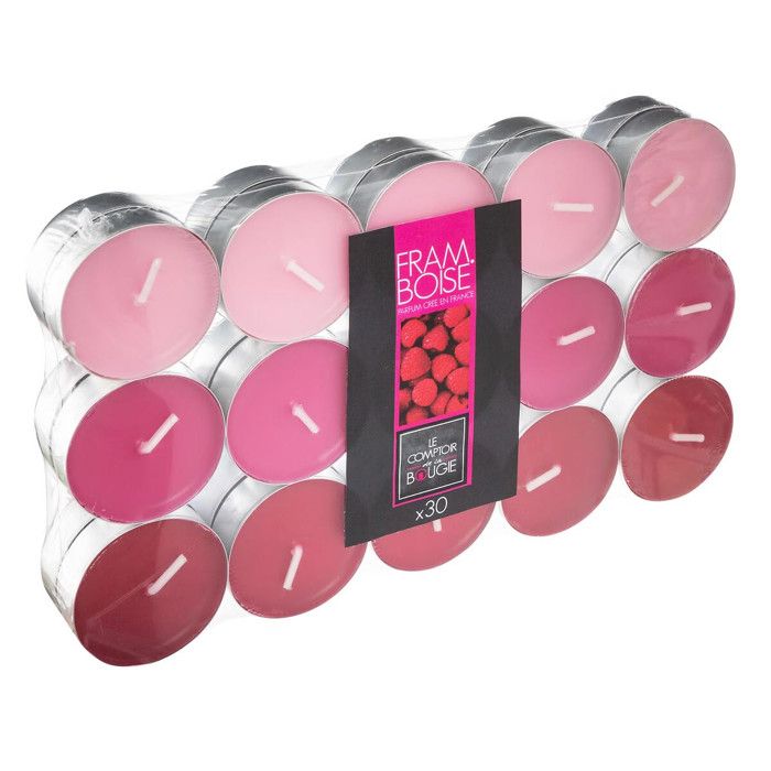 Lot 30 Bougies Chauffe-Plat Haribo Parfumées - Berry Mix, Cherry Cola, Strawberry Happiness