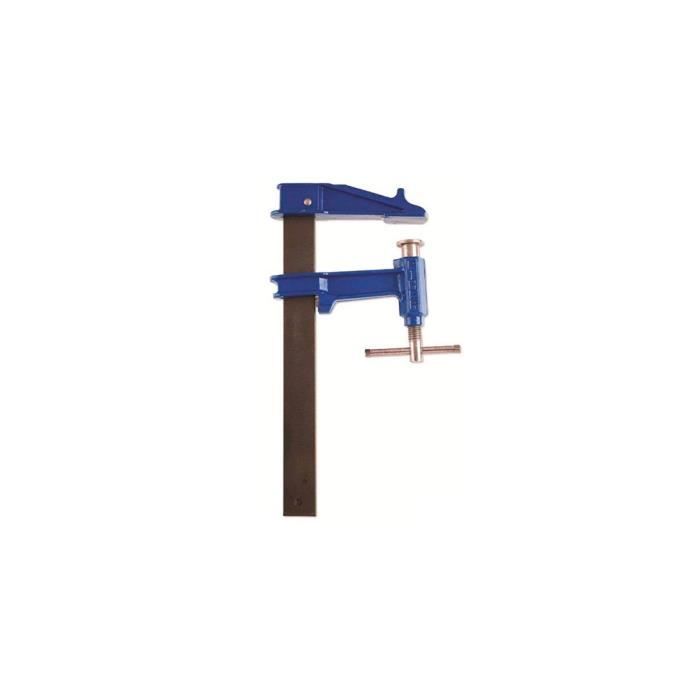 Lot De 6 Serre-joints à Pompe - 2x30 Cm, 2x60 Cm, 2x80 Cm - Acier Laminé, Frein Anti-glissement - Puissance Jusqu'à 1000 Kg