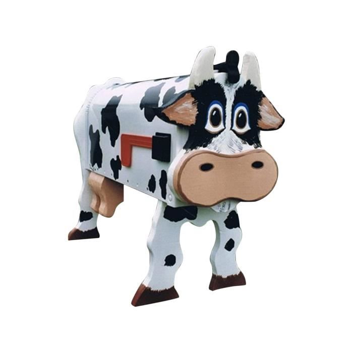 Boîte aux lettres - SALALIS - Vache - Métal - Murale - Décorative