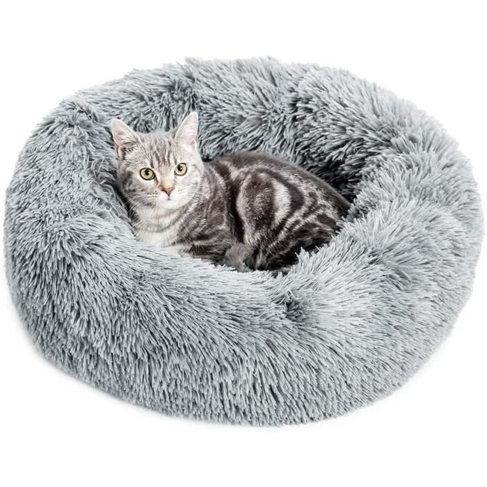 Lit De Noël Pour Chat Et Petit Chien - Lavable - Modèle Rouge Ou Vert M (45x45cm) - Design Festif Avec Bonhommes De Neige - 6