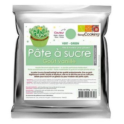 Pate A Sucre Bleu ScrapCooking Pâte à Sucre Rose « Dragée » 250 G Colorant D'Origine Pate A Sucre Jaune