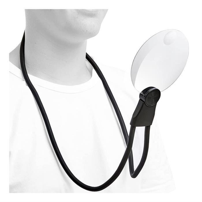 Lunettes Loupe Mains Libres 300% - 2 Pièces Avec étuis Et Lingettes - Pour Porteurs De Lunettes, Anti Lumière Bleue - 7