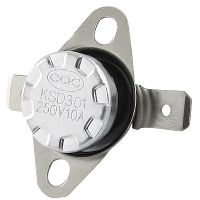 10 pcs Interrupteur à Température Contrôle Capteur Thermique thermostat 110 ° C N.C KSD301
