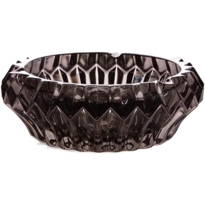 CENDRIER,Transparent 10cm--Cendrier En Verre De Cristal De Forme Carrée