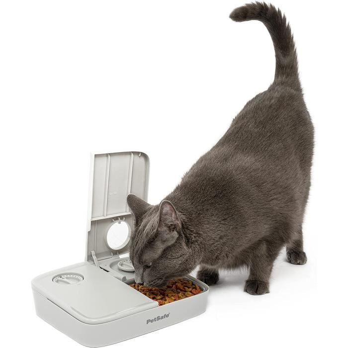 Meilleurs prix pour PetSafe   PFD19-17005 Mangeoire automatique à 2 repas, minuteries intégrées, bol de nourriture sans BPA, adapté aux aliments sec5