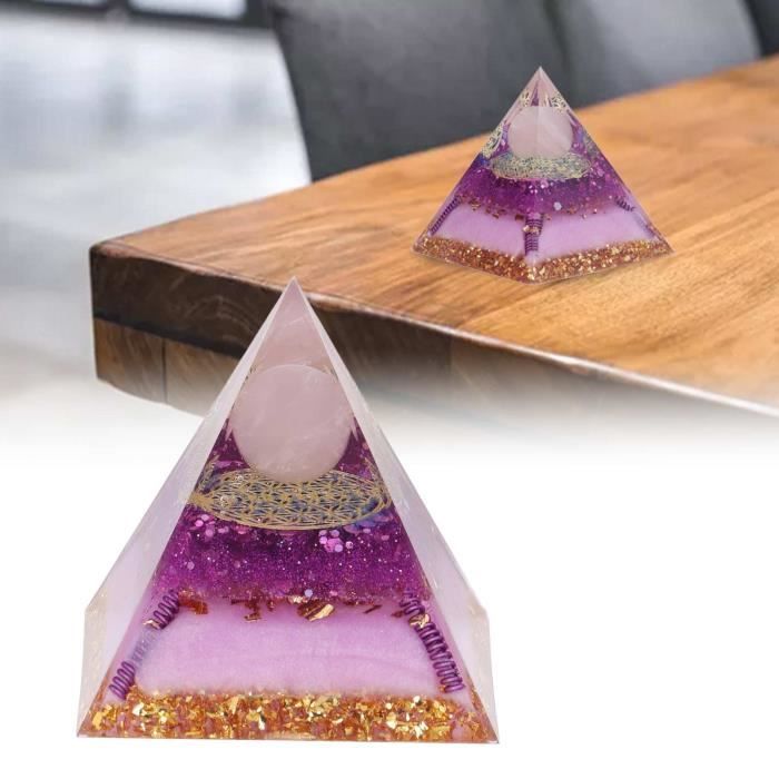 Tbest Pyramide d'Orgonite Orgonite Pyramid Healing, Protection Pyramid ...