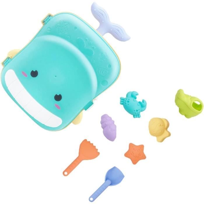 Simba Poppy – Set De 6 Seaux Pour Bébé – 14 Cm De Diamètre – Pelle, Râteau, Arrosoir, Passoire – Dès 10 Mois