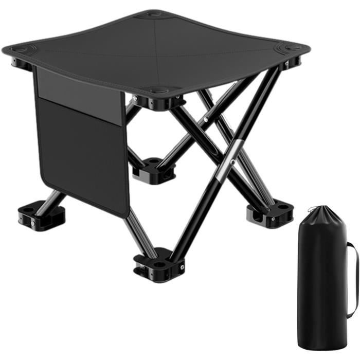 Tabouret Pliant Armo 40cm - Support 150kg, Poignée Transport - Pour Bricolage, Échelle