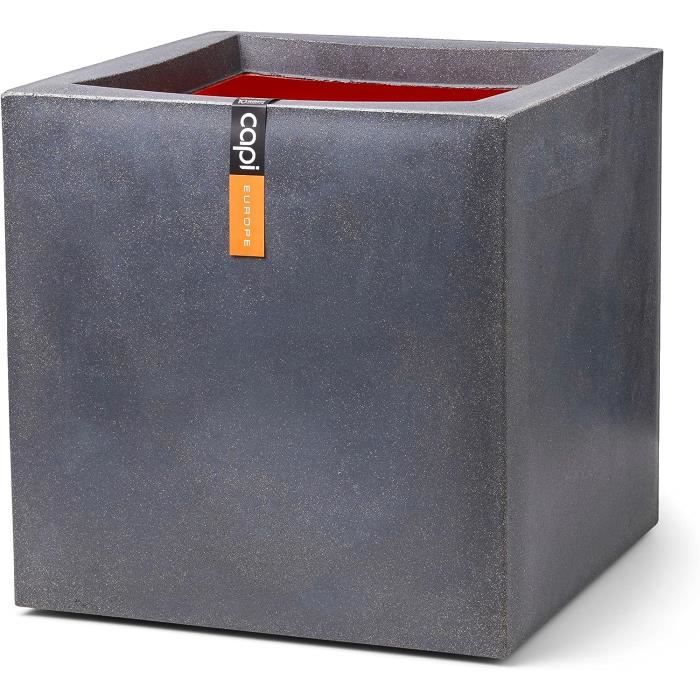 Support De Pot De Fleurs Carré Mobile Avec Roulettes Pour Intérieur Ou Extérieur, Maison, Jardin, Terrasse, Gris, 30 Cm