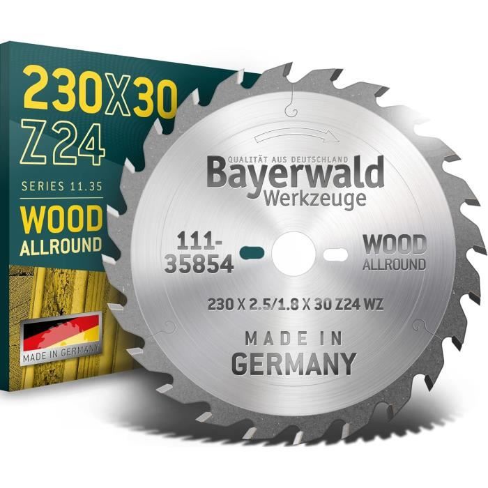 Lame De Scie Circulaire TWIN-TOWN 254x30mm - 60 Dents Carbure, Pour Bois/Dur