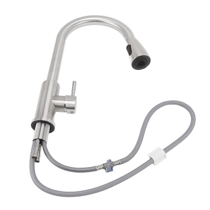 Robinet De Cuisine Kohler Artifacts Konnect K-29709-WB-SN Extractible - Nickel Poli, Commande Tactile Et Vocale
