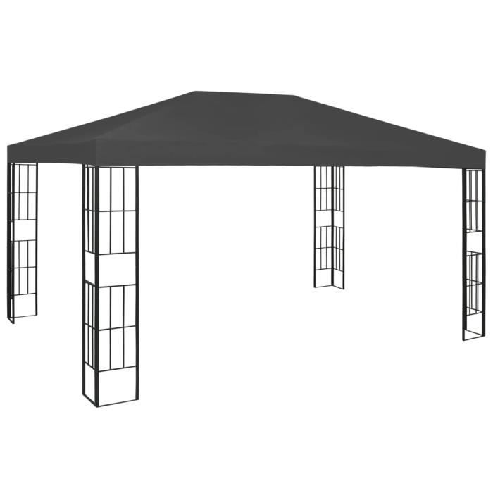 vidaXL Auvent de Parasol 3x4 m Tonnelle Chapiteau Pavillon Tente Extérieur 