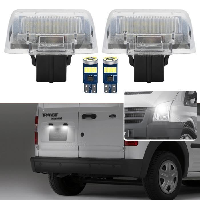 Lot de 2 LED Feux latéral d'immatriculation éclaireur de plaque pour Ford Transit Tourneo Connect