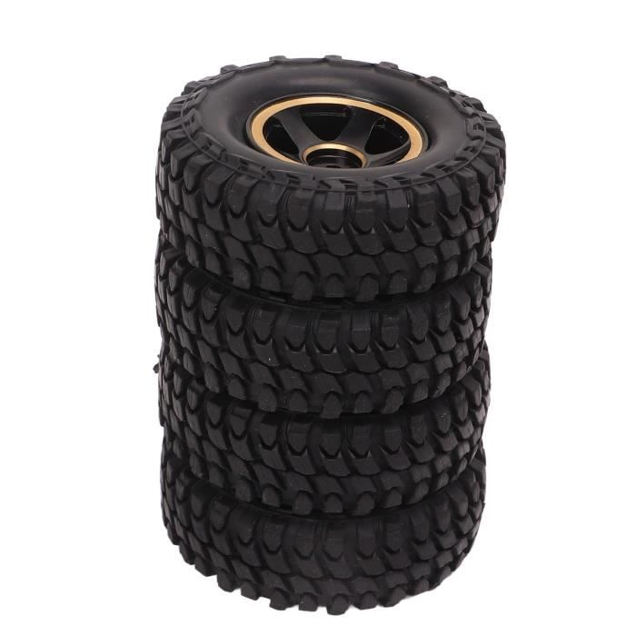 VINGVO Pneus de roue de voiture de course 4 pièces/ensemble 1/10 RC pneus de roue de voiture en