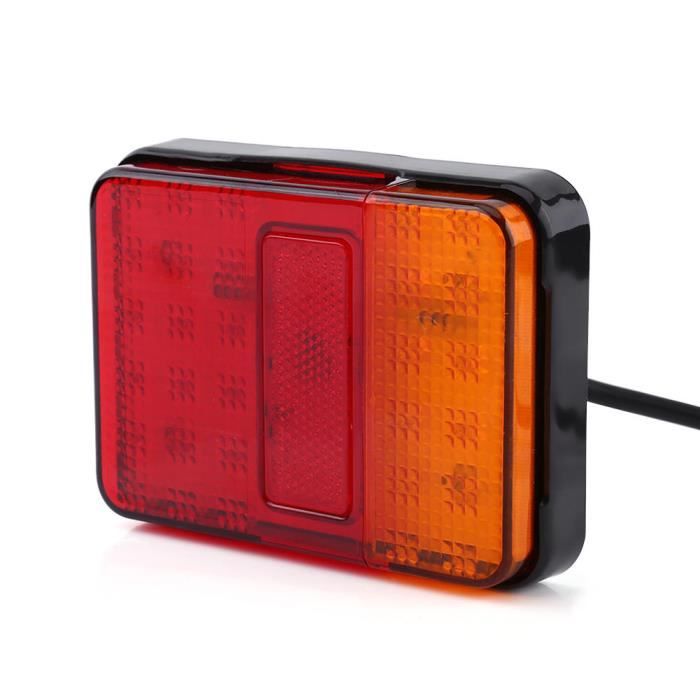 YOSOO feu arrière à LED 2 pièces 12 V 30 LED feux arrière feu arrière