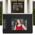 GOTOTOP visionneuse de porte Sonnette vidéo intelligente Écran LCD TFT 3 pouces Caméra de vision nocturne infrarouge grand angle-1