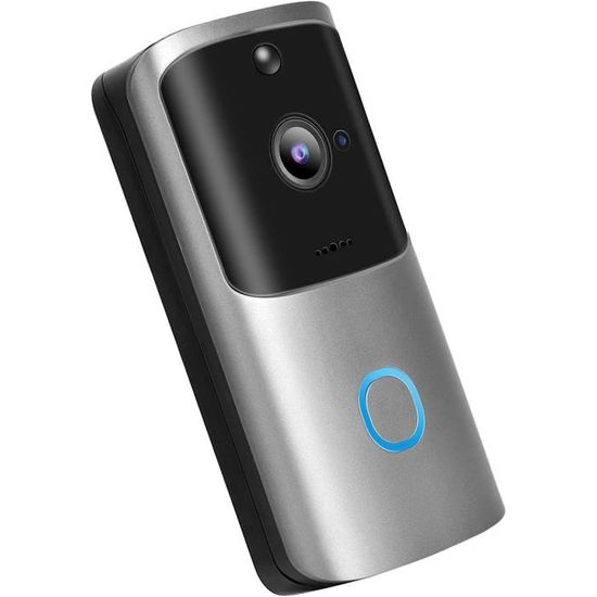 Smart WiFi Sonnette sans fil IR 720P caméra vidéo Intercom enregistrement  HomeSecurityEU parties de la maison 478 - Cdiscount Bricolage