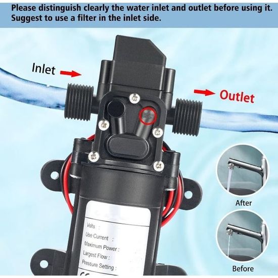 équipement Caravane Bateau Réservoir Accumulateur 0,75 L - 125 PSI