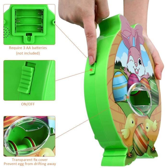 Jeu de Peinture DIY - ZGEER - Oeufs de Pâques - 8 Couleurs - Pour Enfants - 3 Ans et Plus - Jeux - Jouets