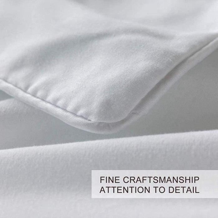 Housse De Couette 220X240 Licorne Fille, Parure De Lit Cheval Blanc