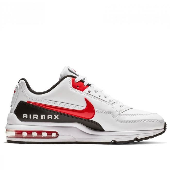 Baskets - NIKE - Air Max LTD 3 - Blanc/Rouge - Homme - Cuir - Lacets  Blanc/Rouge - Cdiscount Chaussures