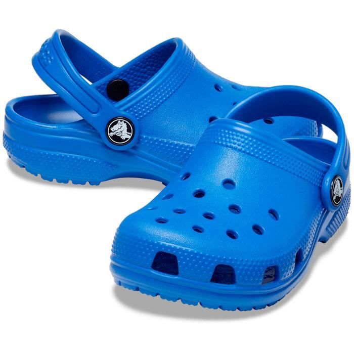 Sabots bébé Crocs Classic - Bleu Bolt - Enfant - Homme - Bride pivotante -  Entretien facile - Personnalisable Blue bolt - Cdiscount Chaussures