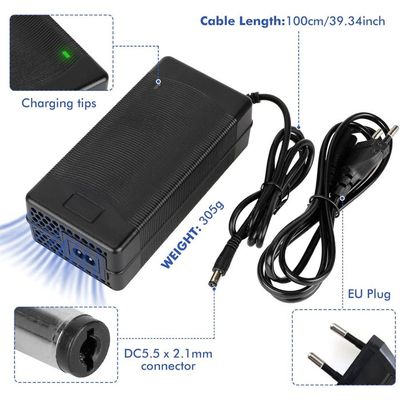 Chargeur Universel 54,6V 2A Pour Trottinette électrique - 6 Ports - Compatible Batteries 48V (EU)