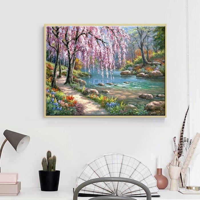 Peinture Par Numéros Adulte - Toile 30x40 Cm, Kit Complet Avec Pinceaux Et Peinture Acrylique, Facile Et Relaxant - 1