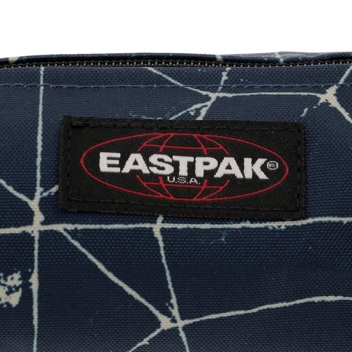 Trousse a crayons Benchmark cracked blue Eastpak UNI Bleu Marine Bleu Nuit Cdiscount Bagagerie Maroquinerie
