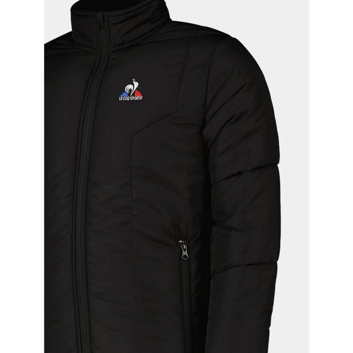 Doudoune synthetique Le coq sportif Ess doudoune light n1 m Noir Sports d hiver Manches longues Noir Cdiscount Pret a Porter