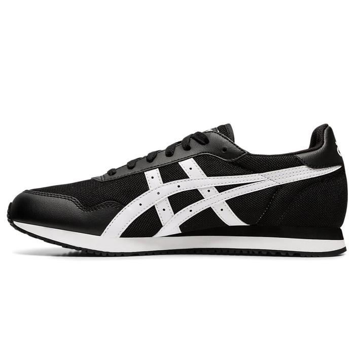 Baskets ASICS Tiger Runner Homme Running Noir Blanc