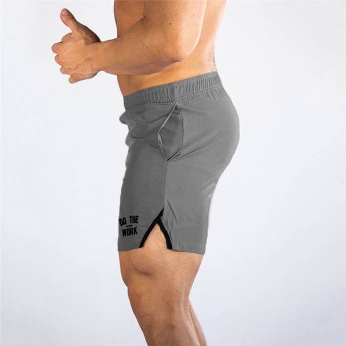 Compression Shorts pour Hommes Chorte pour Homme Sport Musculation Short  DéContracté Portable Poche De Sport Short Musculation Homme Short Homme  Coton : : Mode