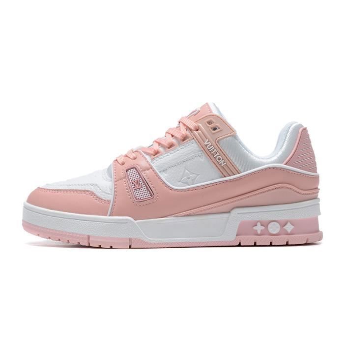 Louis Vuitton Trainer Chaussures pour Homme Femme Rose Rose