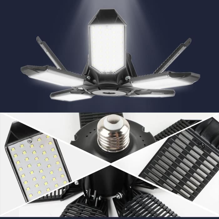 Eclairage de garage - Eclairage d'atteler - 216 LED - Plafonnier LED Ultra  puissant - 11200 LM - Luminaires et mobilier (9064435)