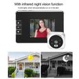 GOTOTOP visionneuse de porte Sonnette vidéo intelligente Écran LCD TFT 3 pouces Caméra de vision nocturne infrarouge grand angle-3