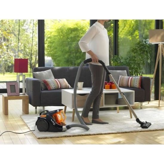 MOULINEX Aspirateur traîneau sans sac MO3723PA Compact Power