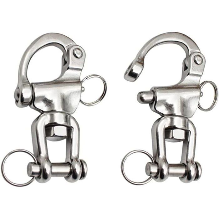 Accastillage inox mousquetons mousquetons de drisse a émerillon manille | Wichard Accastillage inox mousquetons mousquetons de drisse a émerillon manille | Wichard