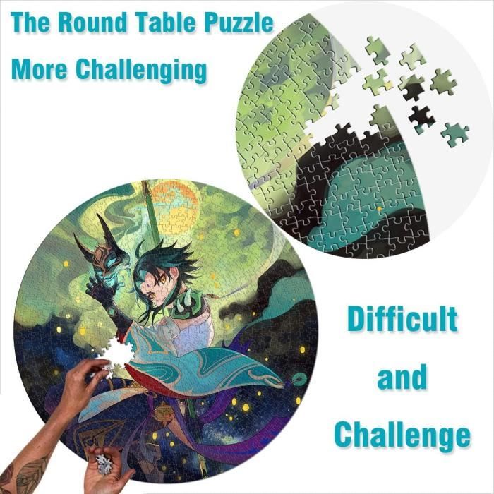 Puzzle 1000 Pièces – Jeu Vidéo Aquarelle – 50x70 Cm – Pour Adultes, Familial – Décoration Murale Tendance