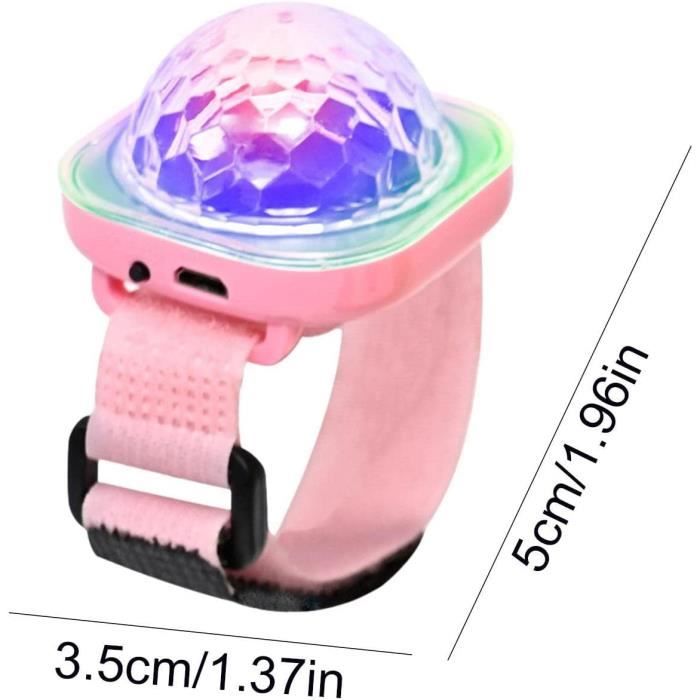 Bracelet lumineux LED avec activation sonore