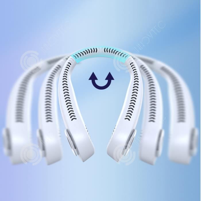 INN® Ventilateur de cou portable silencieux Mini ventilateur serre-nuque  main-libre pour sport avec lumière LED - Cdiscount Bricolage