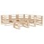 Salon De Jardin Palette 6 Pcs Bois Achat Vente Salon Bas De Jardin Salon De Jardin Palette 6 Pcs Cdiscount