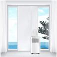 Joint de porte pour climatiseur mobile et sèche-linge - 210x90 cm - Imperméable & lavable - Anti-fuite d'air - Sans perçage lan