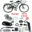 2 temps 100cc vélo motorisé moteur essence moteur à essence Kit complet modifié ensemble-0