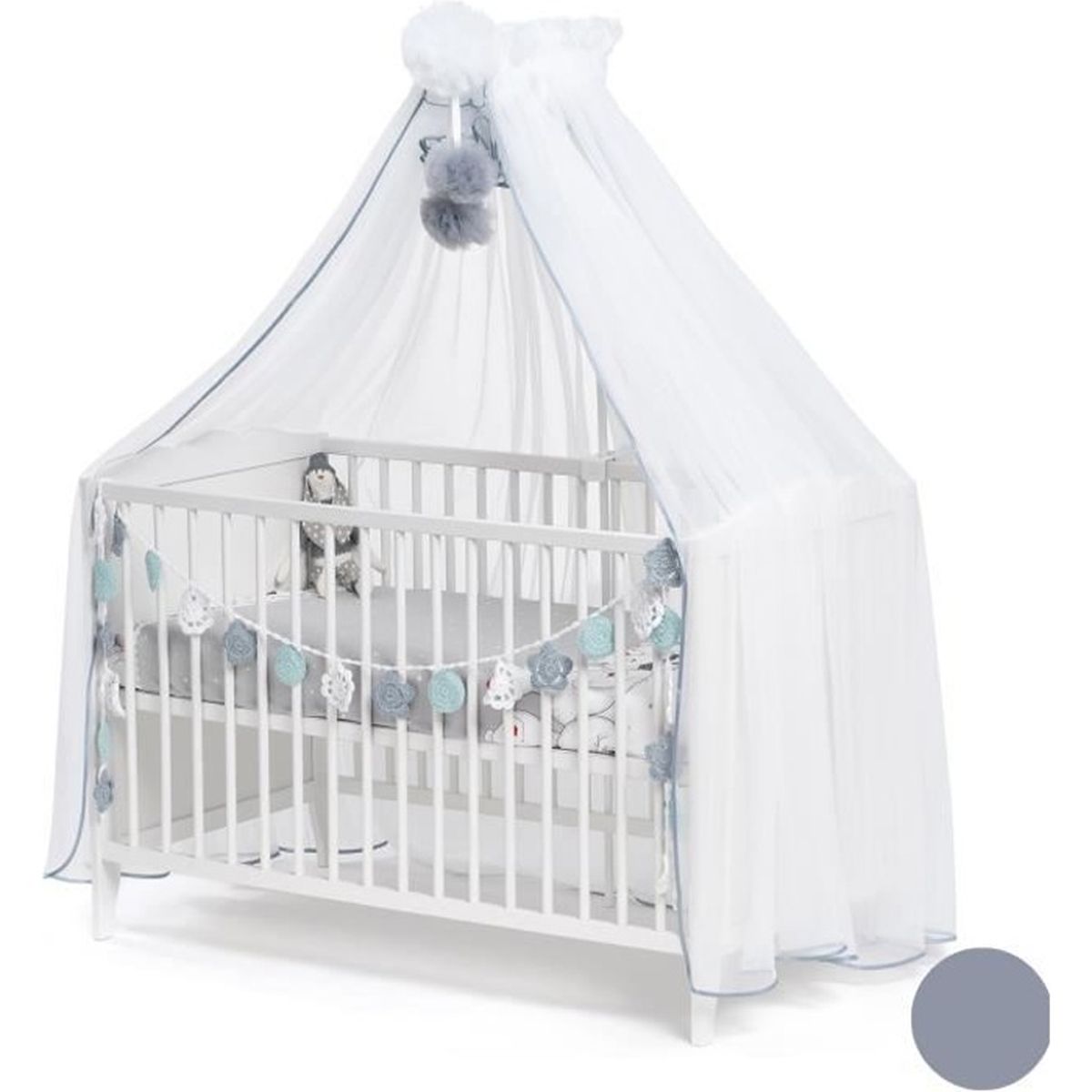 Callyna Ciel De Lit Bebe Moustiquaire Voile Blanc Grande Taille Pompon Gris Cdiscount Puericulture Eveil Bebe Callyna Ciel De Lit Bebe Moustiquaire Voile Blanc Grande Taille Pompon Gris Cdiscount Puericulture Eveil Bebe