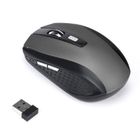 YULINLAND Souris sans fil pour PC portable - Gamer - Gris - 2.4GHz - 6 touches