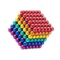 MTEVOTX  boule de buck, Cube magnétique magique,  Boule Cube Magnétiques , 216 billes de 5mm - 6 couleurs vives