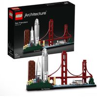 LEGO® Architecture 21043 San Francisco, Idée cadeau Originale pour Adolescent ou Adulte, Maquettes et modélisme USA