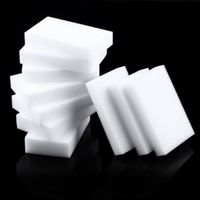 10 pièces gomme à éponge magique nettoyage propre nettoyant mousse multifonctionnel blanc